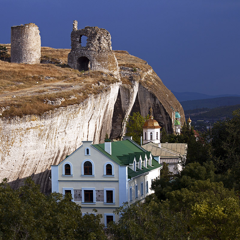 фото "Инкерманский монастырь св. Климента" метки: архитектура, Инкерман, Крым, крепость Каламита, св. Климент