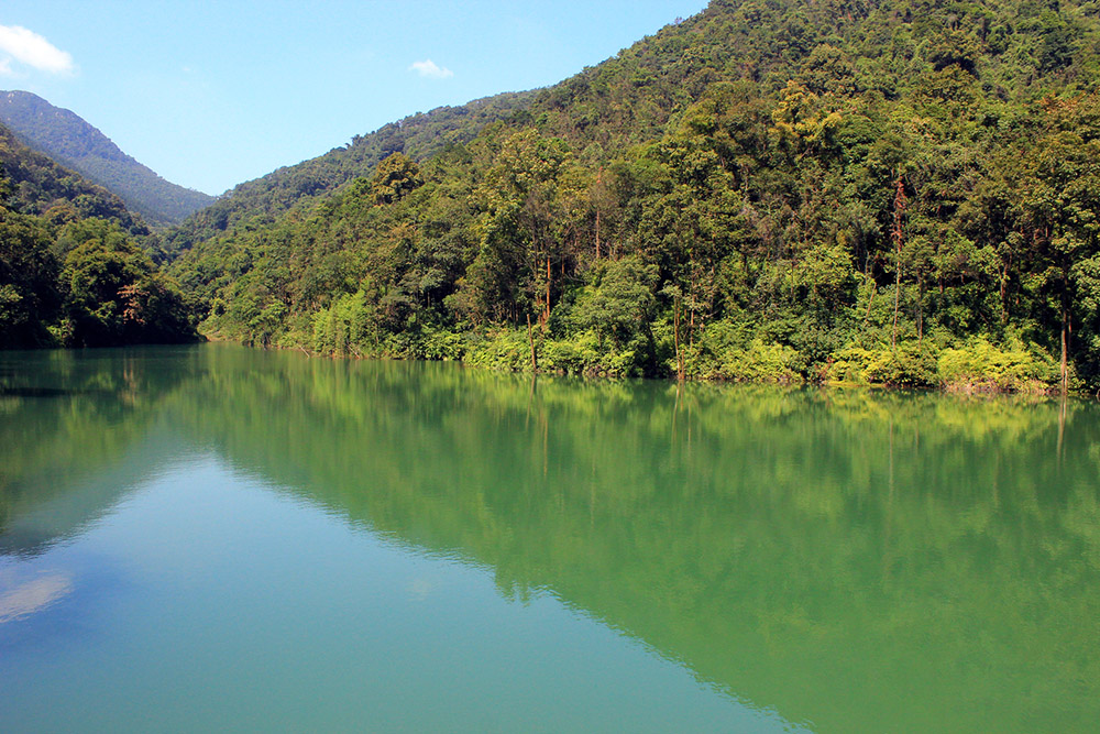 photo "Prince mountain, Gunagzhou" tags: landscape, travel, nature, forest, mountains, Гуанчжоу, Китай, озера