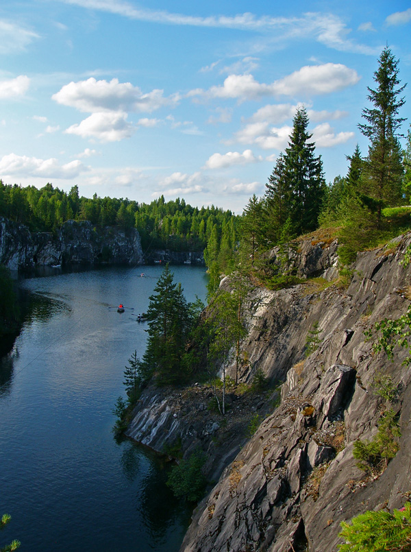 photo "***" tags: landscape, nature, travel, Karelia, lake, park, summer, Рускеала, Рускеальский горный парк, мраморный каньон, путешествие, туризм