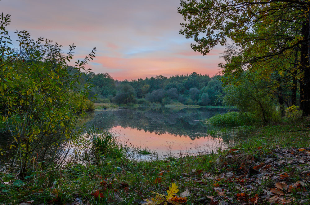 фото "Осенний закат" метки: пейзаж, природа, 