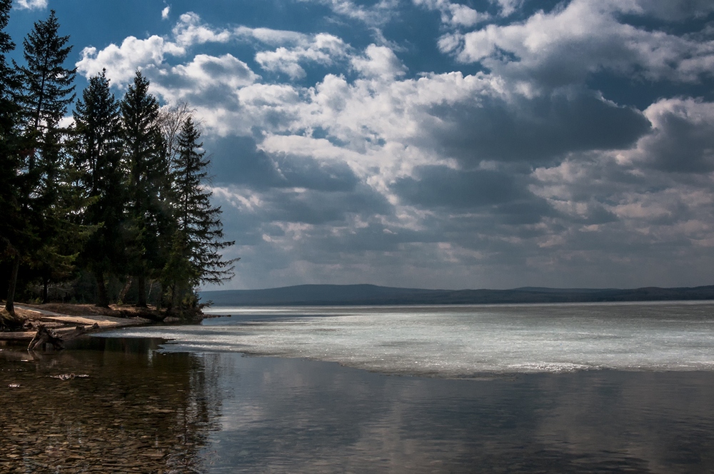 photo "***" tags: landscape, travel, nature, clouds, forest, spring, water