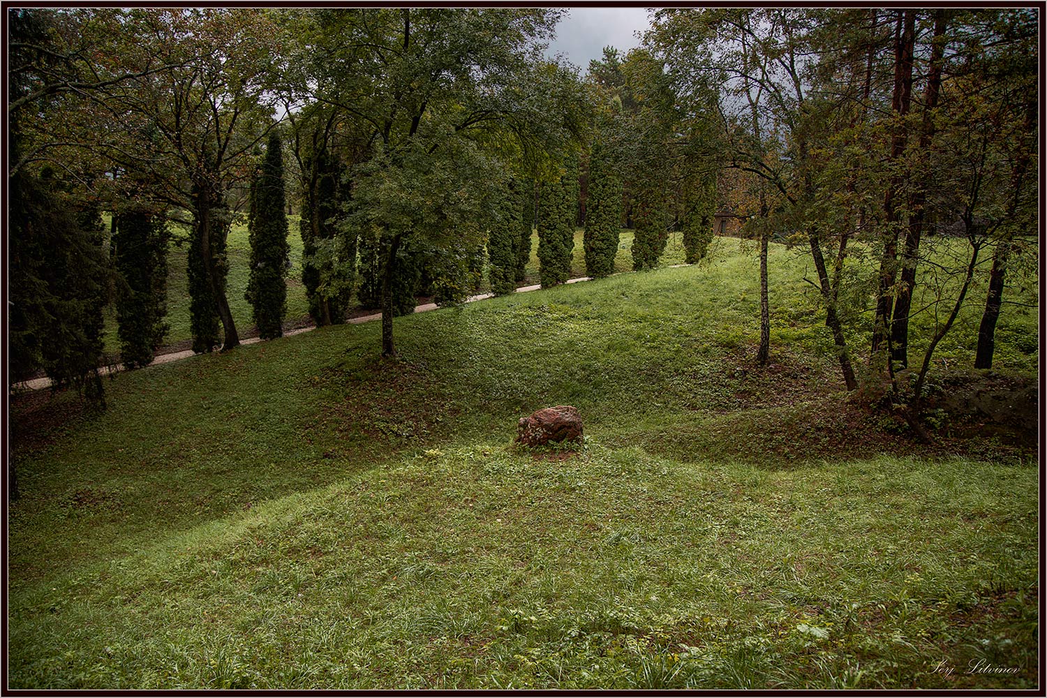 photo "***" tags: landscape, autumn, park, rain