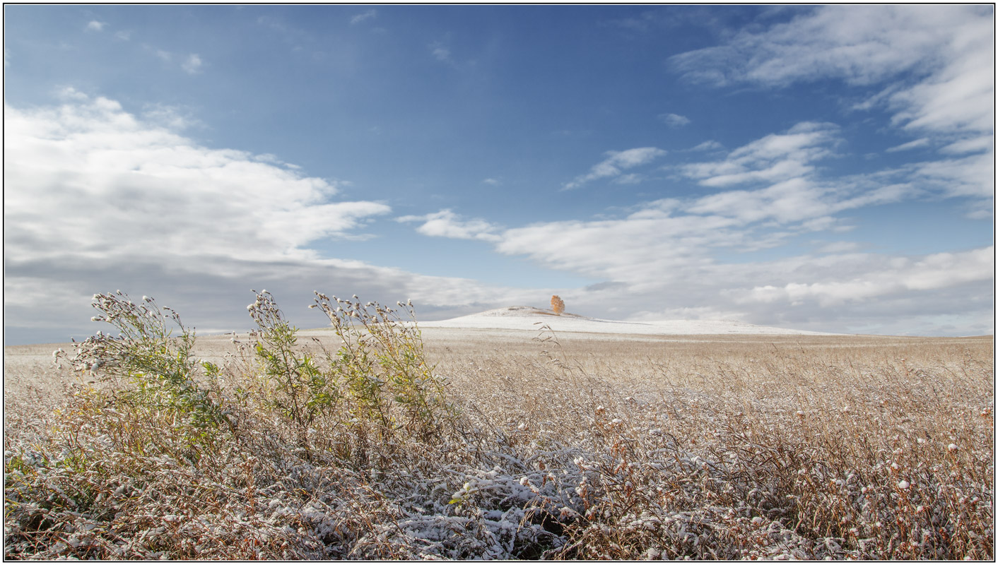 фото "Хакасия. Первый снег или контрасты осени." метки: пейзаж, 