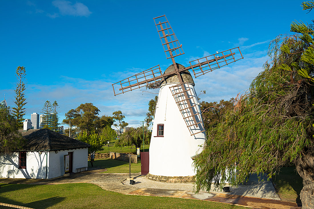 photo "The Old Mill" tags: landscape, architecture, Australia, architecture, blue, garden, grass, green, trees