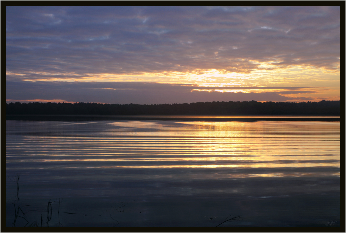 photo "***" tags: nature, landscape, clouds, lake, water, Вологодчина, заря