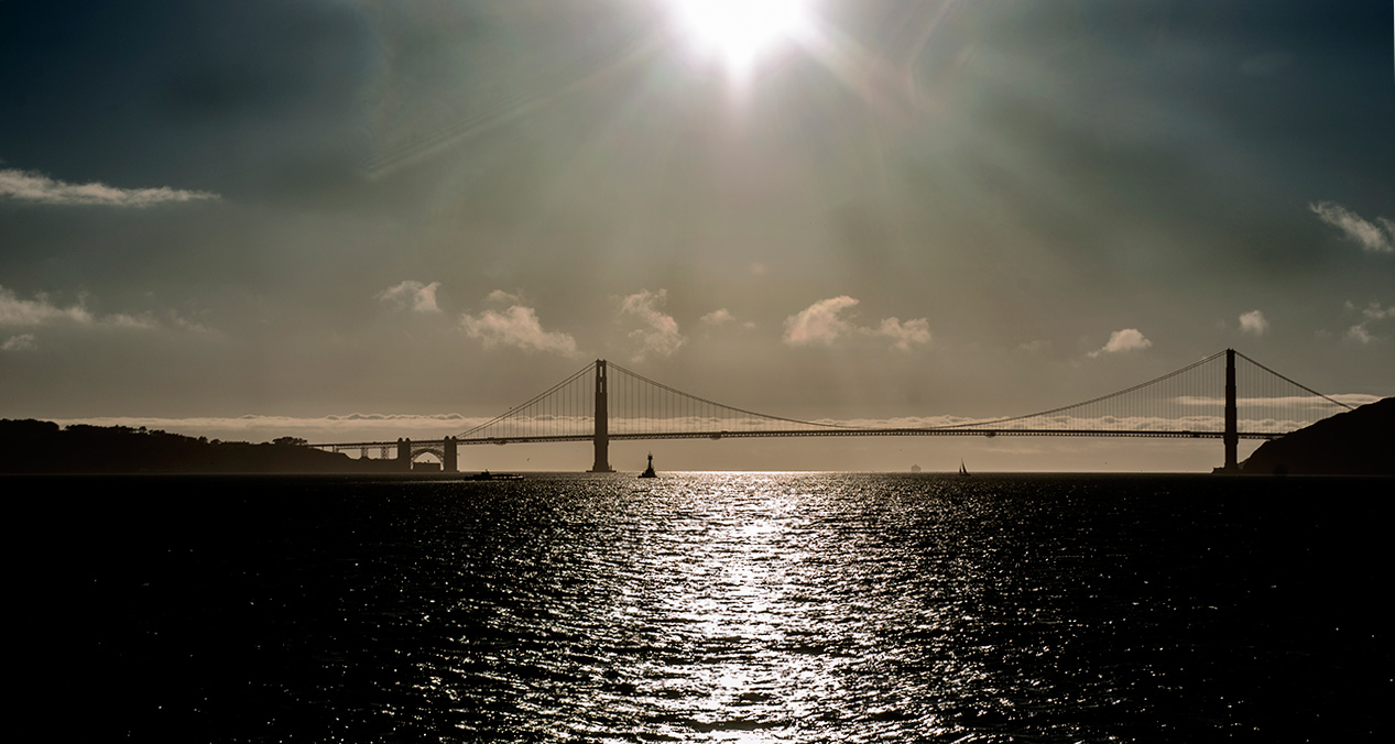 photo "The Golden Gate bridge San Fransisco" tags: landscape, panoramic, 