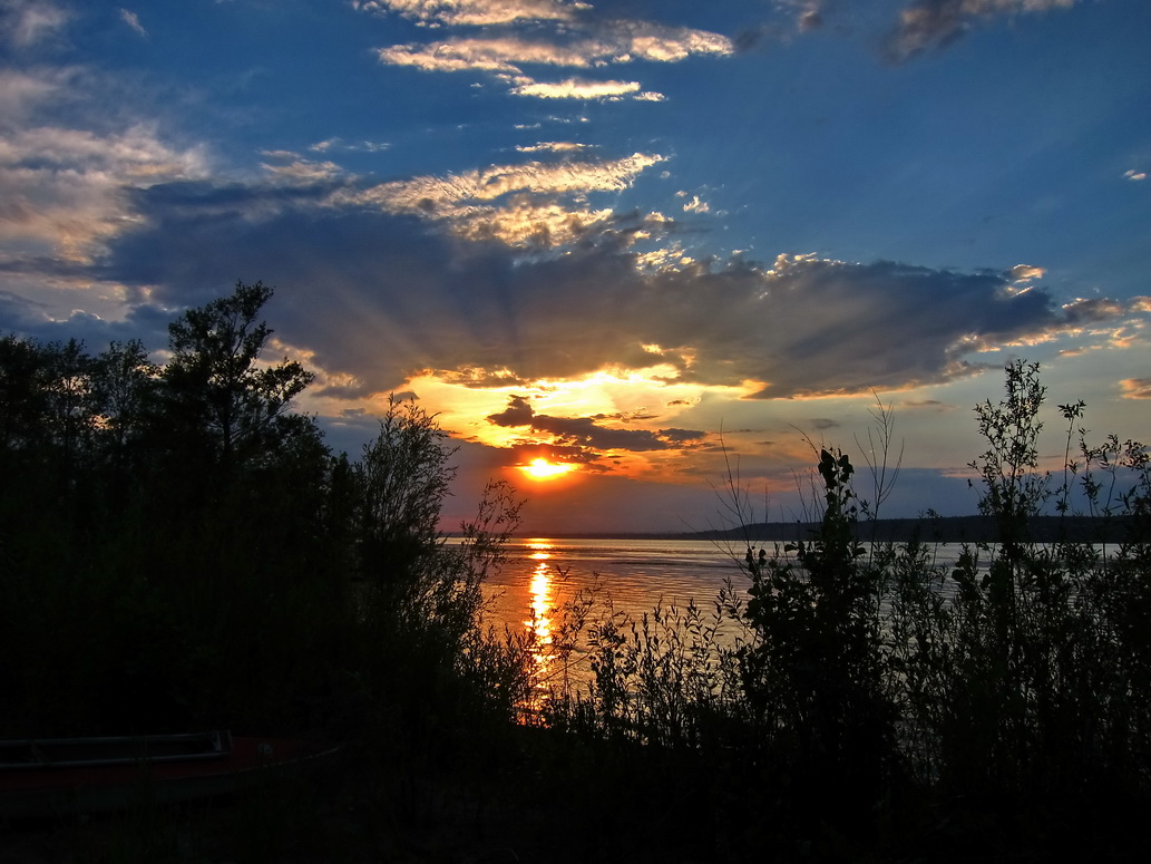 photo "***" tags: landscape, clouds, sunset, волга