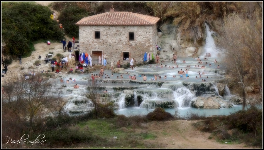 photo "Saturnia_Tuscani_pavel_bondarev_photo" tags: landscape, nature, Italy, summer, water, Тоскана, акварель