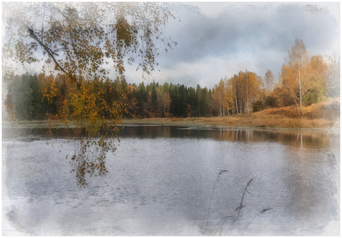 photo "autumn water color" tags: landscape, nature, digital art, 