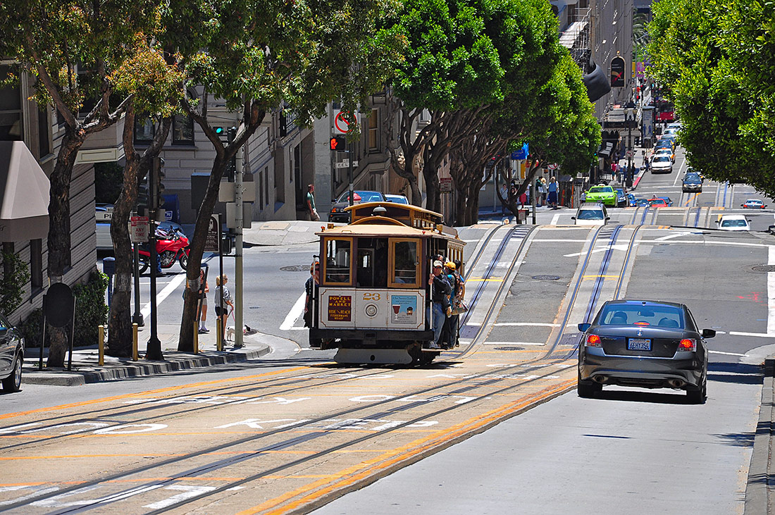 фото "Streets of San Francisco" метки: город, стрит-фото, city, rail, street, tram