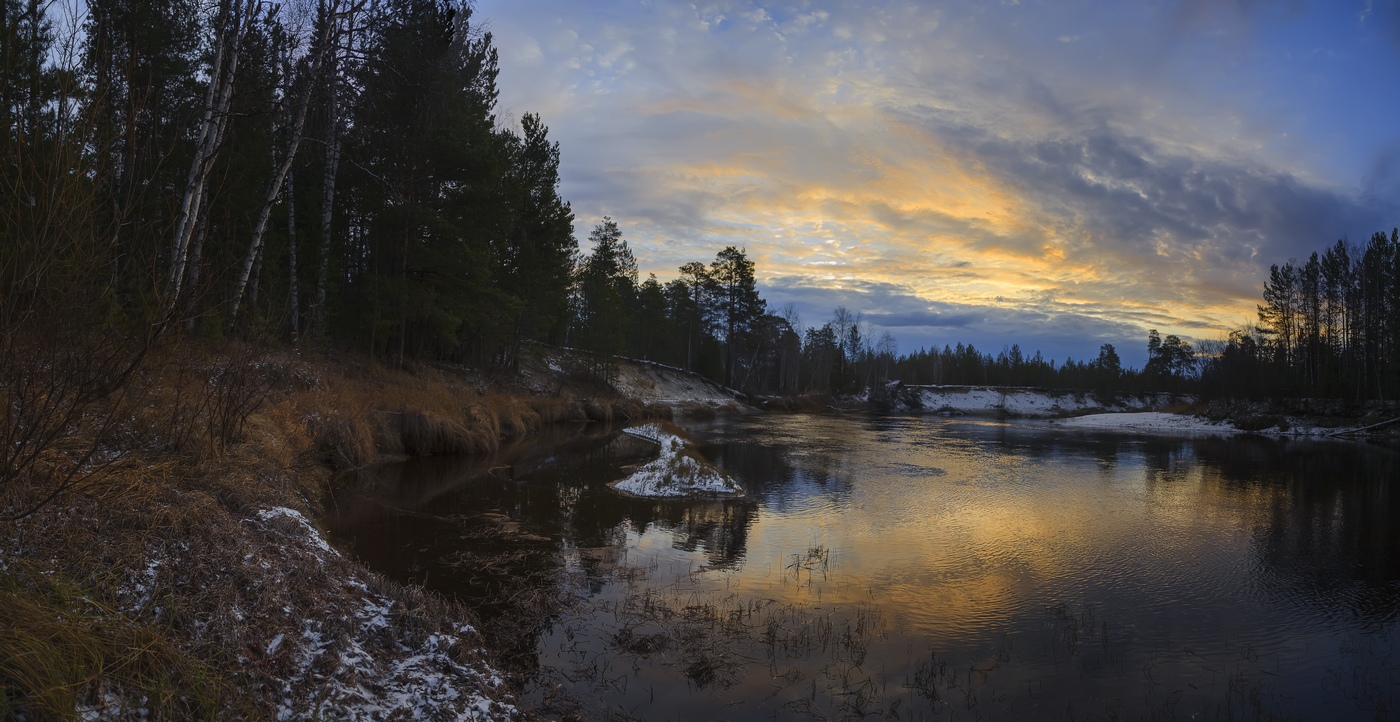 photo "***" tags: landscape, nature, autumn, river, sunset