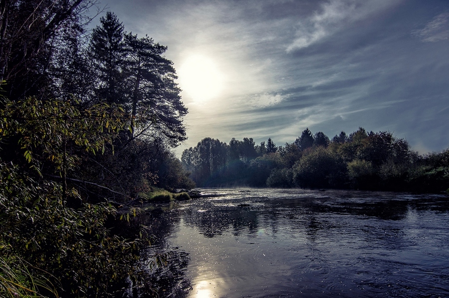 photo "***" tags: landscape, travel, nature, autumn, clouds, forest, water, Нижний Тагил