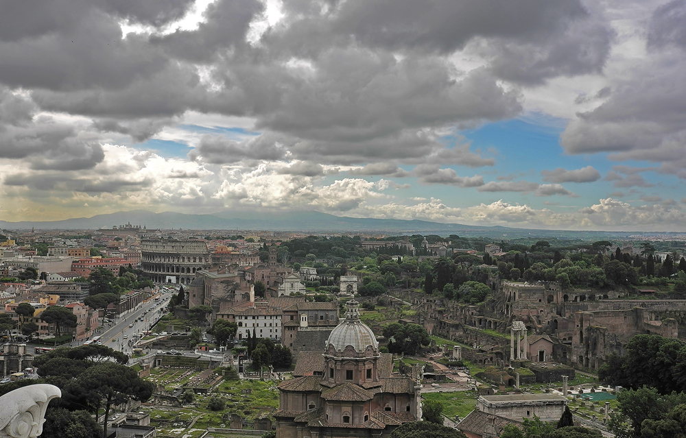 photo "Roman panorama" tags: landscape, architecture, travel, Italy, Рим
