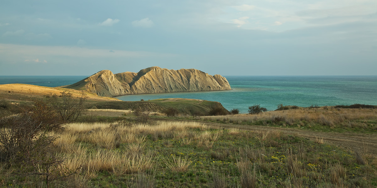 photo "***" tags: landscape, panoramic, autumn, Коктебель, Черное море, хамелеон