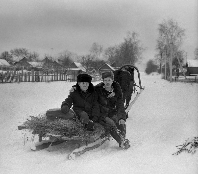 фото "Зимний путь." метки: жанр, черно-белые, 