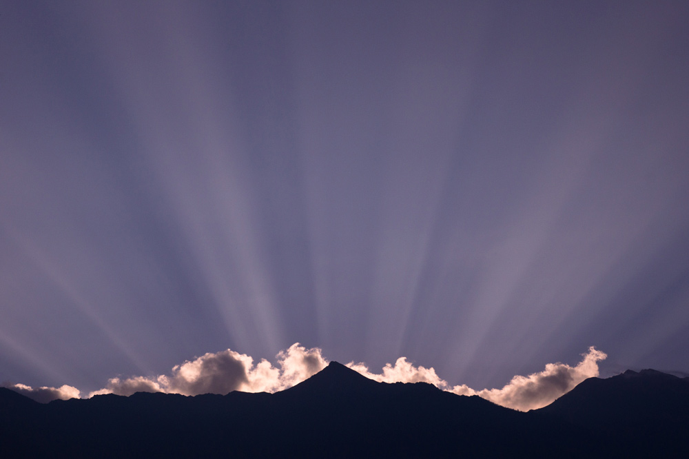 photo "Nepali sunset" tags: landscape, travel, Asia, Nepal, mountains, sunset