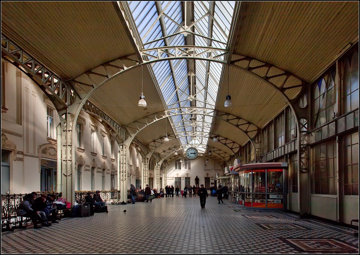 photo "St. Petersburg. Vitebsky railway station" tags: architecture, city, interior, 