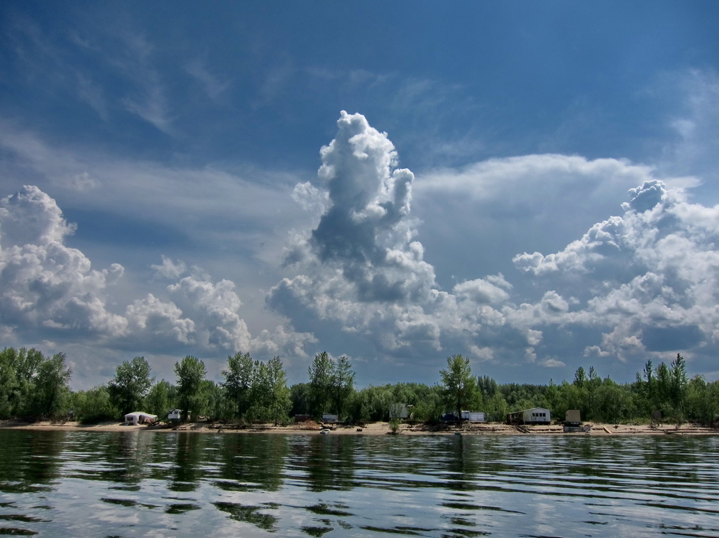 фото "***" метки: пейзаж, вода, волга, летo