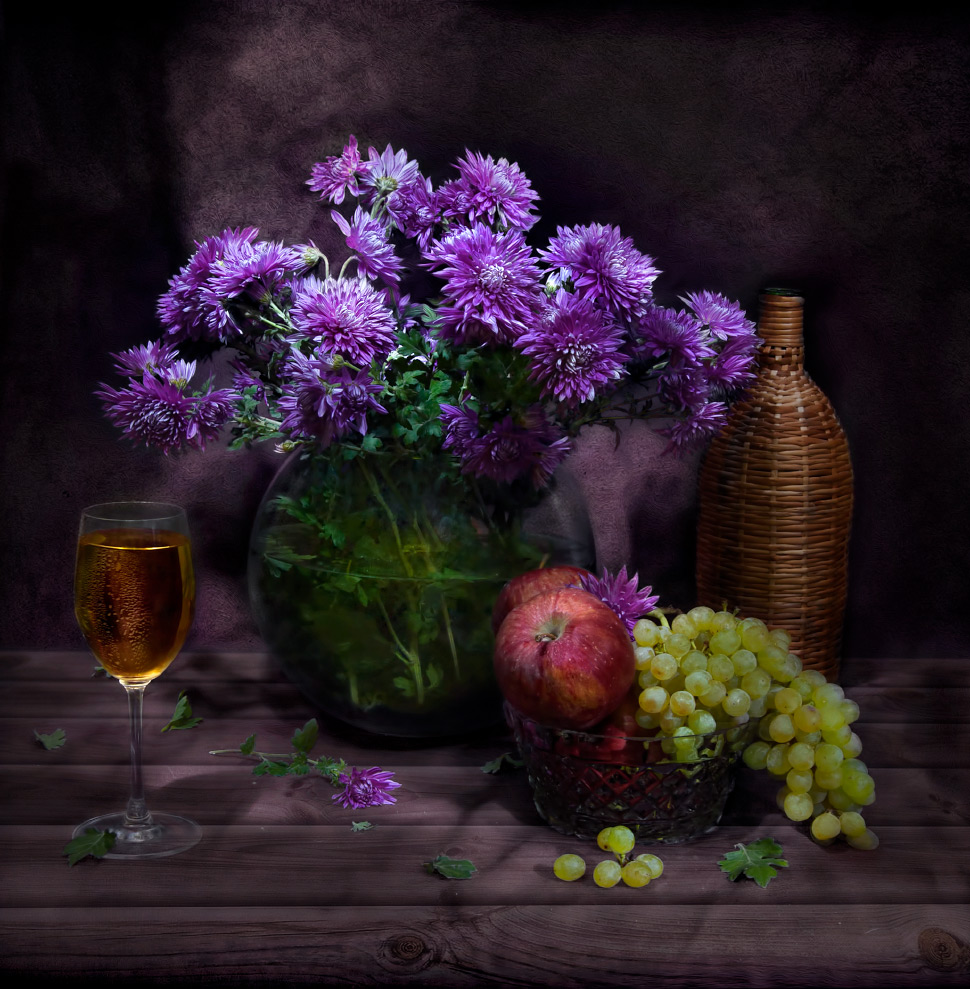 photo "Lilac evening with a taste of autumn" tags: still life, 