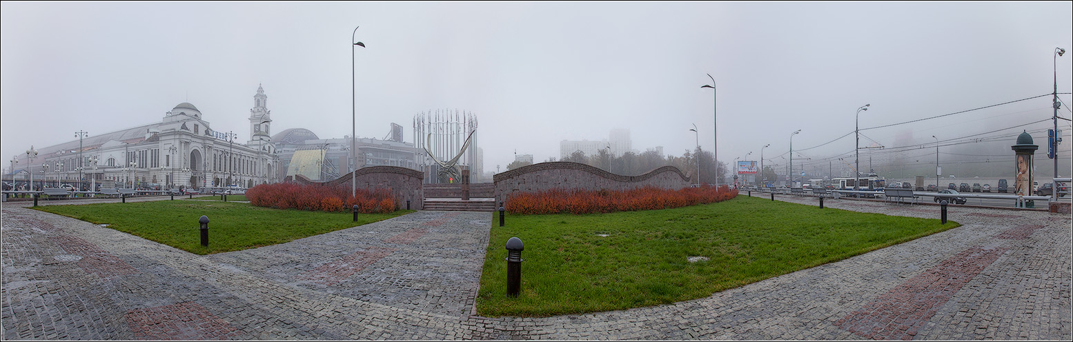 photo "Moscow. foggy Day" tags: city, architecture, panoramic, 