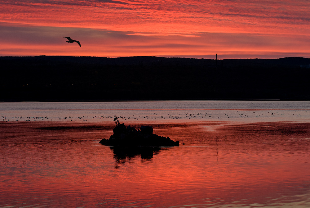 photo "***" tags: landscape, nature, sunset, water