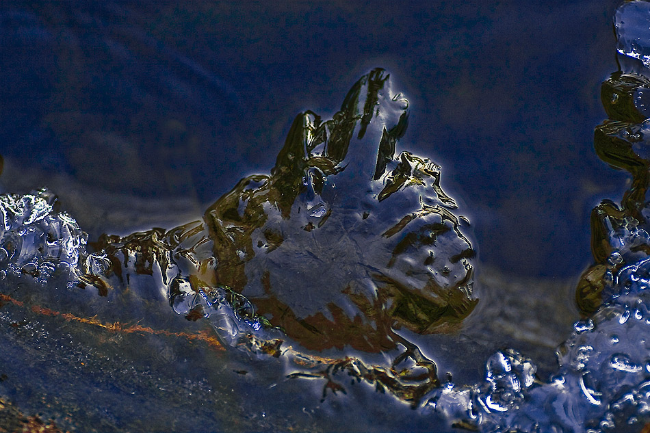 фото "Black ice..." метки: макро и крупный план, вода, зима