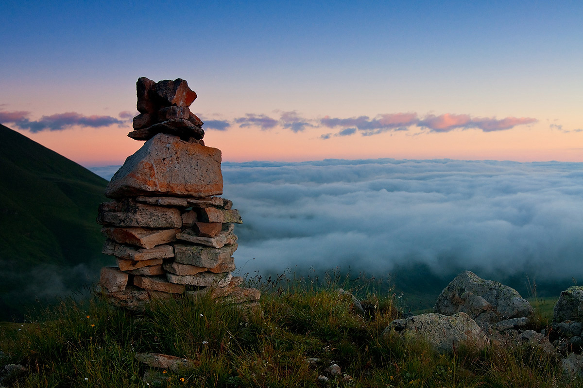 photo "Dawn above the clouds" tags: landscape, 