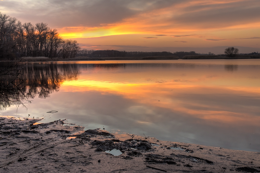 photo "***" tags: landscape, Dnieper, Ukraine, gulf, sunset, Запорожье