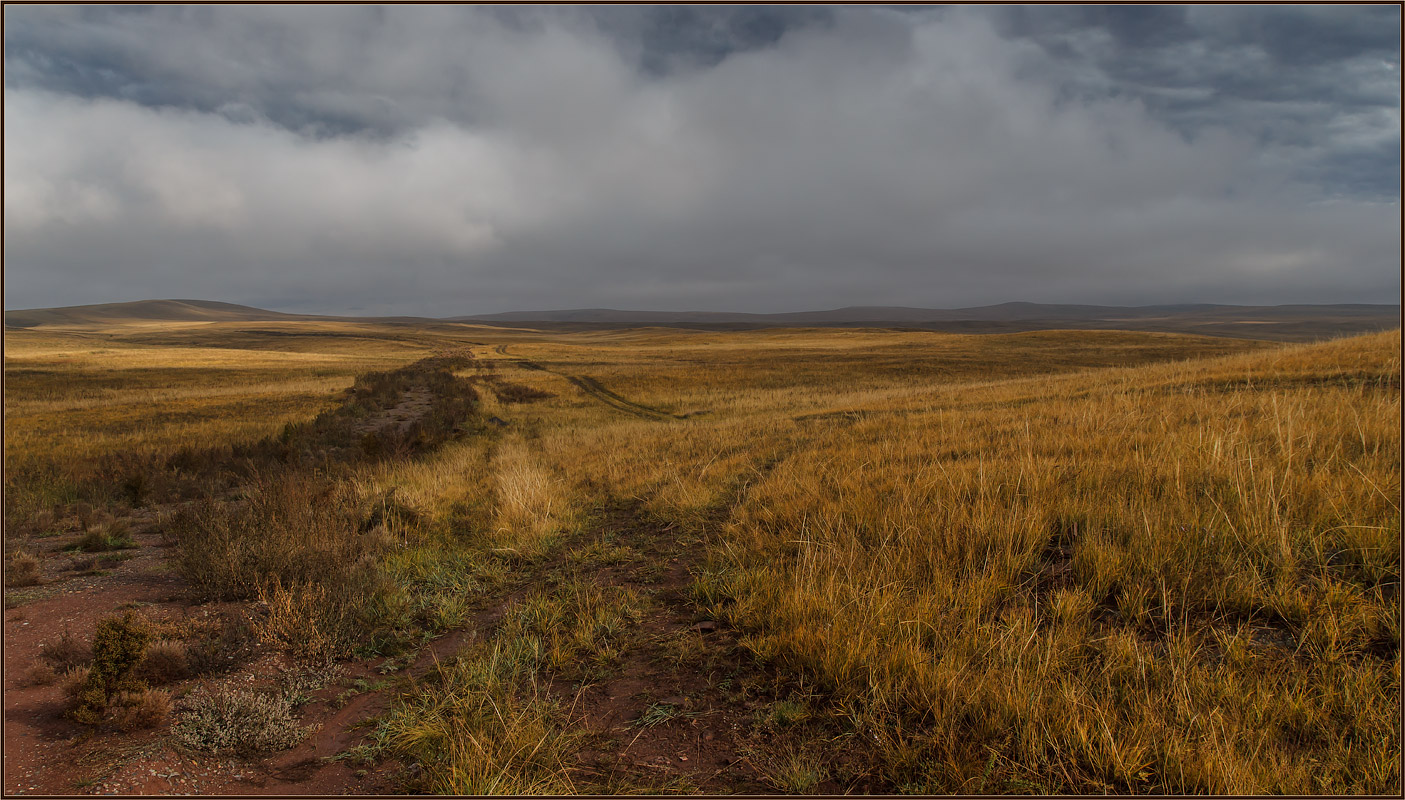 фото "Степь. Дорога." метки: пейзаж, природа, 