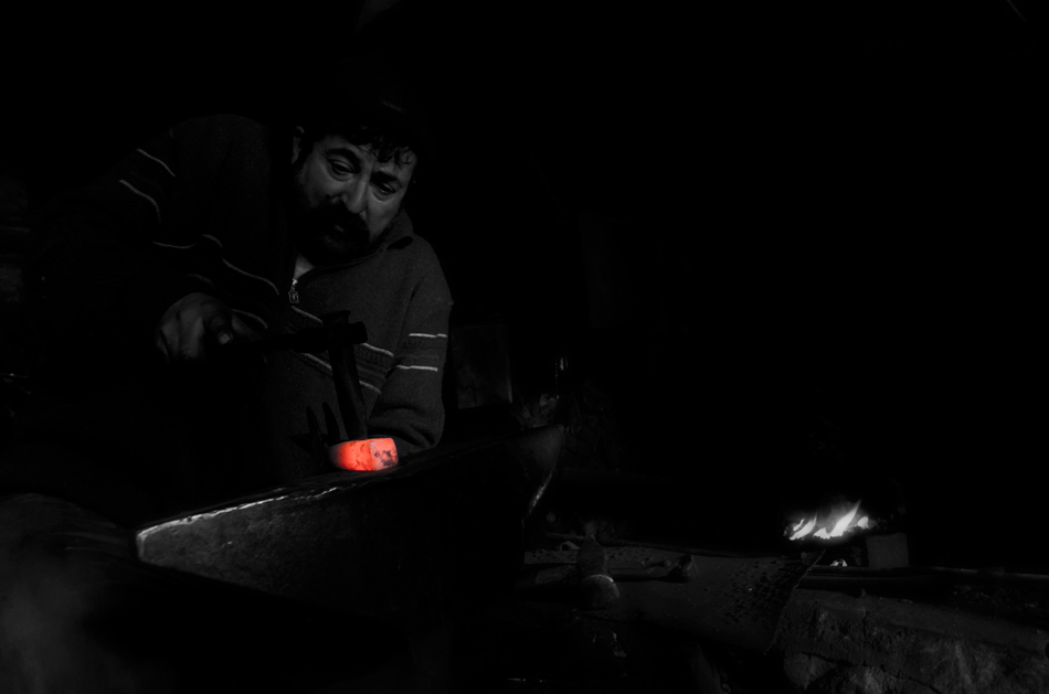 photo "blacksmith" tags: black&white, genre, portrait, 