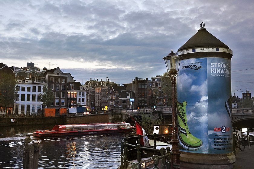 фото "вечер на Амстеле" метки: город, Амстердам, вечер