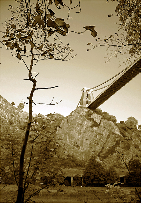 photo "***" tags: black&white, architecture, landscape, autumn, bridge, вид снизу