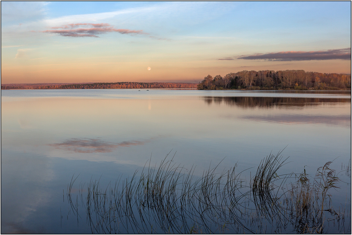 photo "October evening on the lake Senezh" tags: landscape, autumn, Сенеж