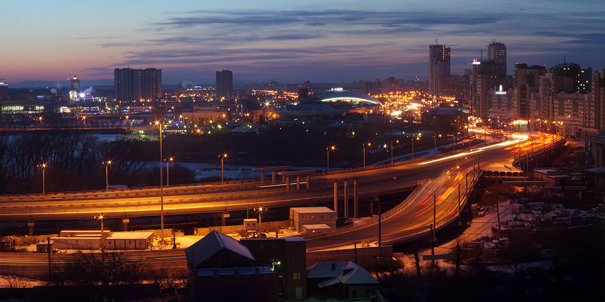 photo "new Chelyabinsk" tags: city, night, Челябинск