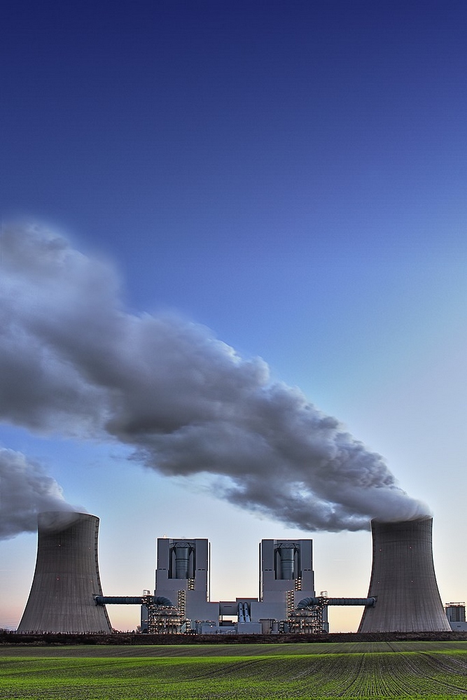 photo "lignite-fired power plant neurath, germany" tags: architecture, technics, 