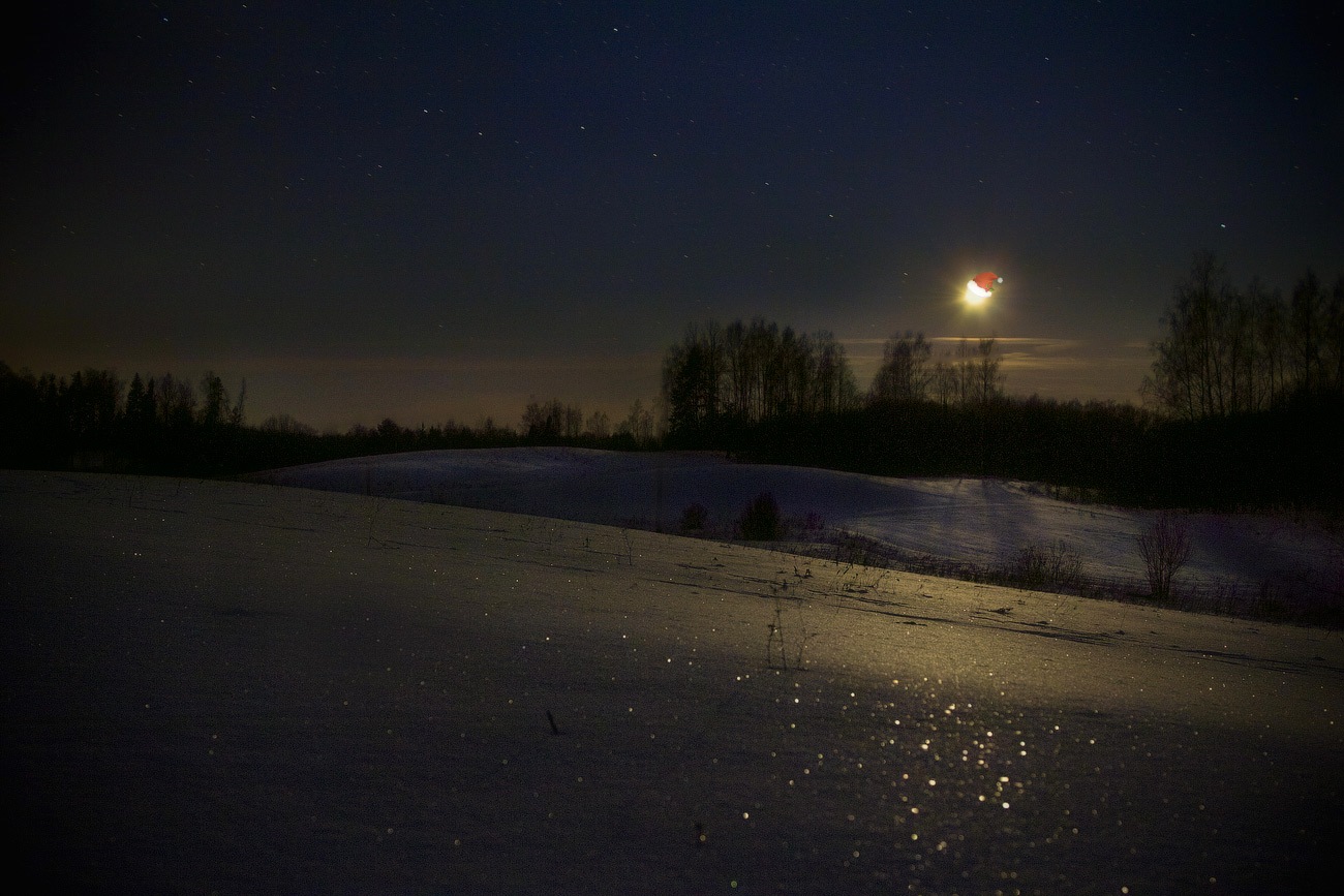 photo "***" tags: misc., night, snow, winter, ожидание НГ