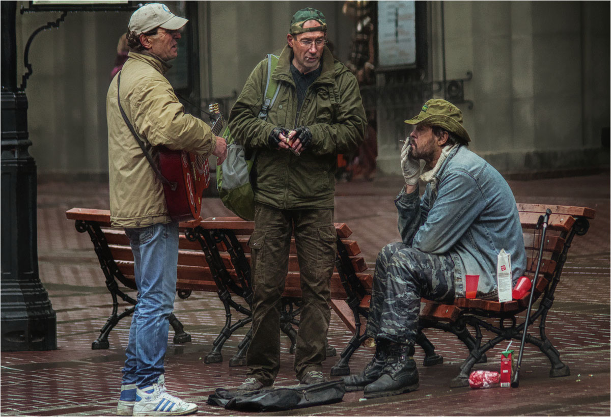 фото "На троих" метки: жанр, 