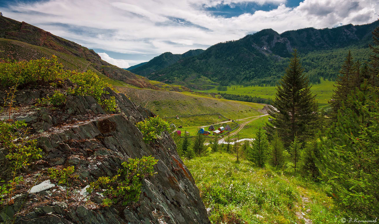 photo "***" tags: landscape, nature, clouds, forest, mountains, summer, Алтай