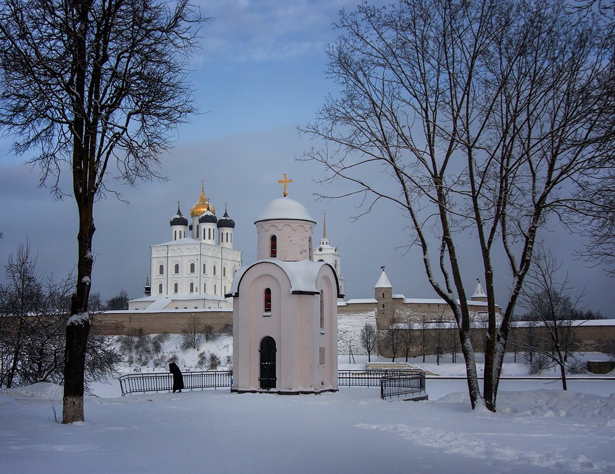 фото "Воспоминания  о зиме" метки: пейзаж, архитектура, город, Псков