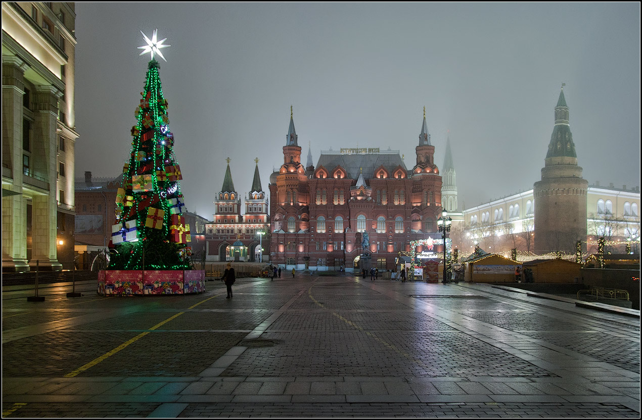 фото "время новогодних ёлок" метки: архитектура, город, 