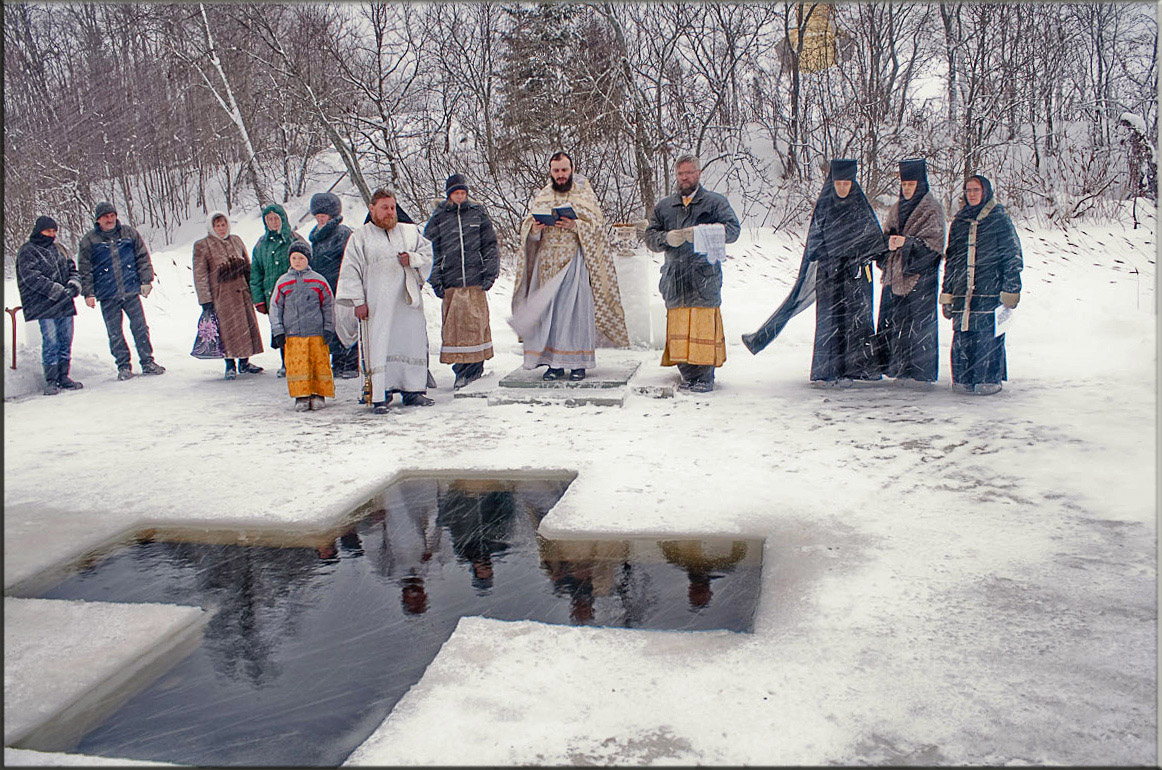 фото "Праздник Крещения" метки: жанр, репортаж, Крещение, зима, люди