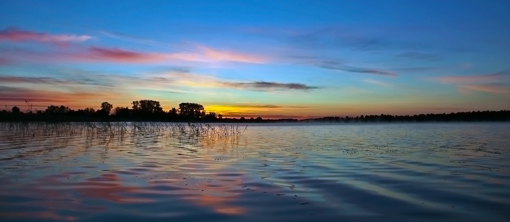 фото "Восход над озером" метки: пейзаж, 