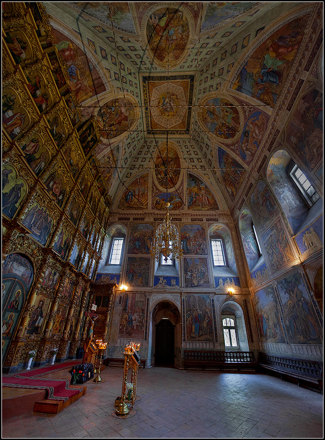 photo "Uglich, Transfiguration Cathedral, 1713" tags: architecture, interior, panoramic, 