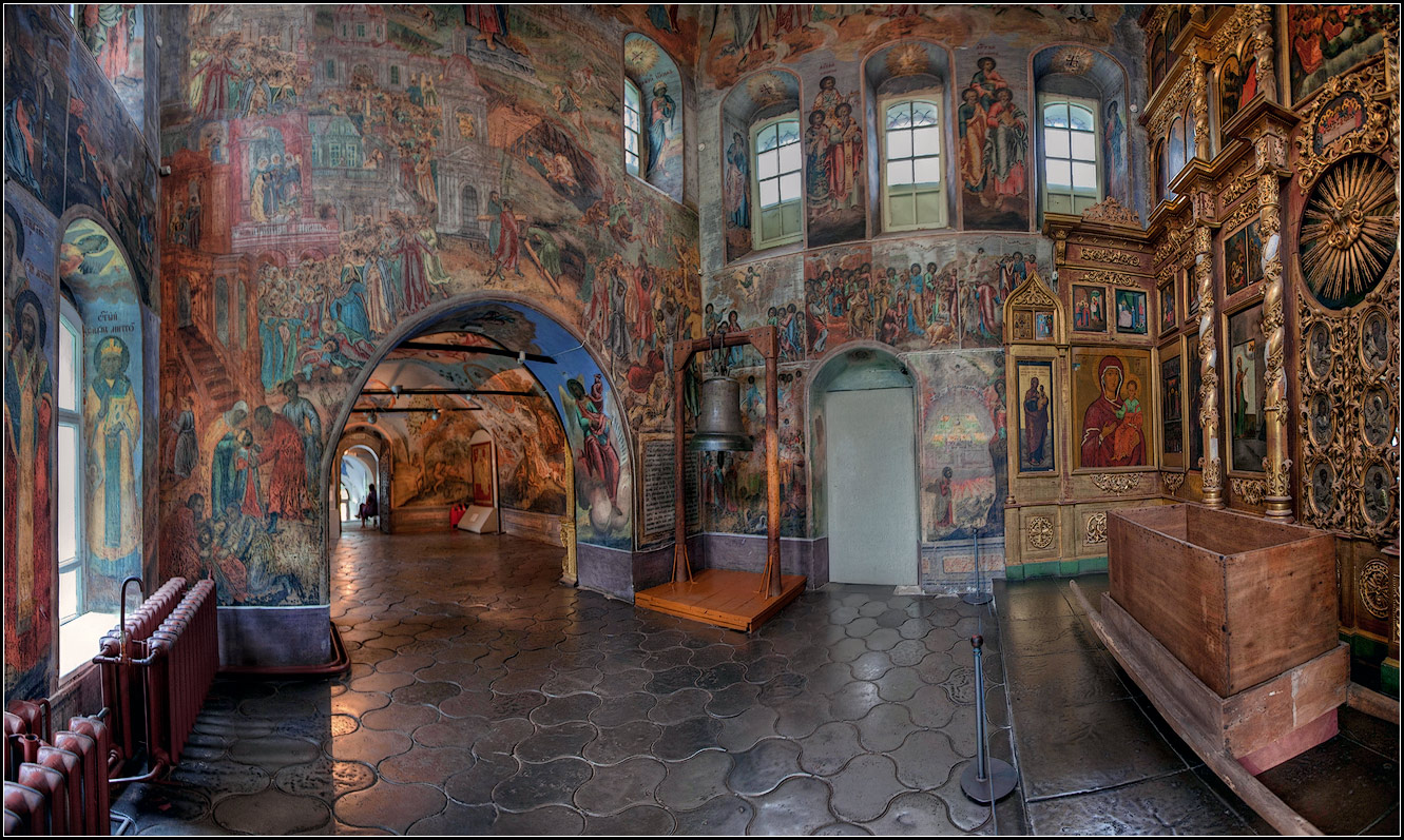 photo "Uglich. Dimitrii's church on blood. 1693 (" tags: architecture, interior, panoramic, 