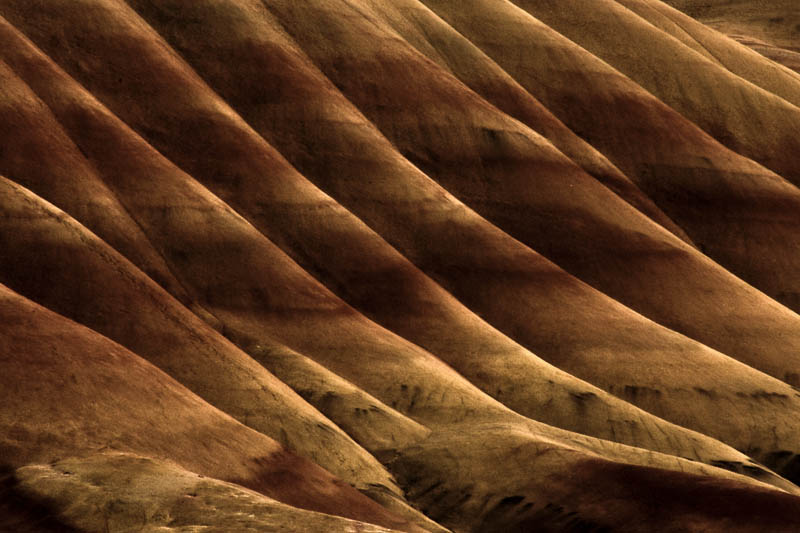 photo "Painted Hills repetition" tags: landscape, nature, abstract, Painted Hills, pattern, repetition