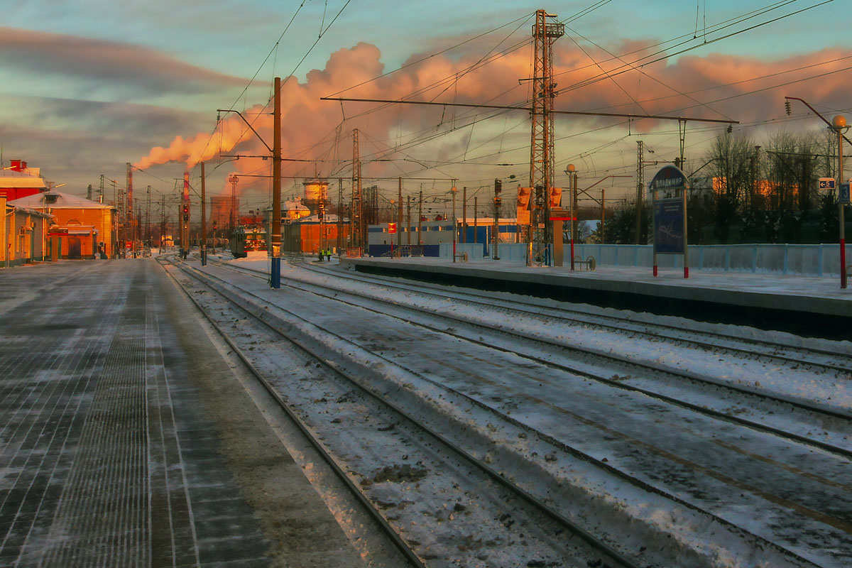 photo "***" tags: city, sunset