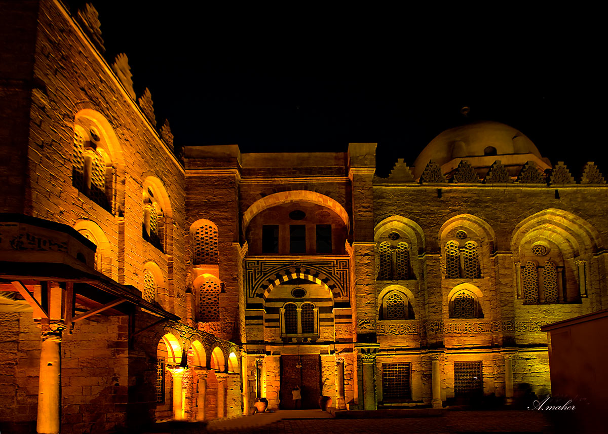 фото "Mosque by night" метки: архитектура, 