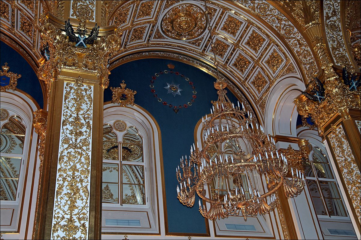 фото "Андреевский зал - 2" метки: архитектура, интерьер, Большой Кремлёвский дворец