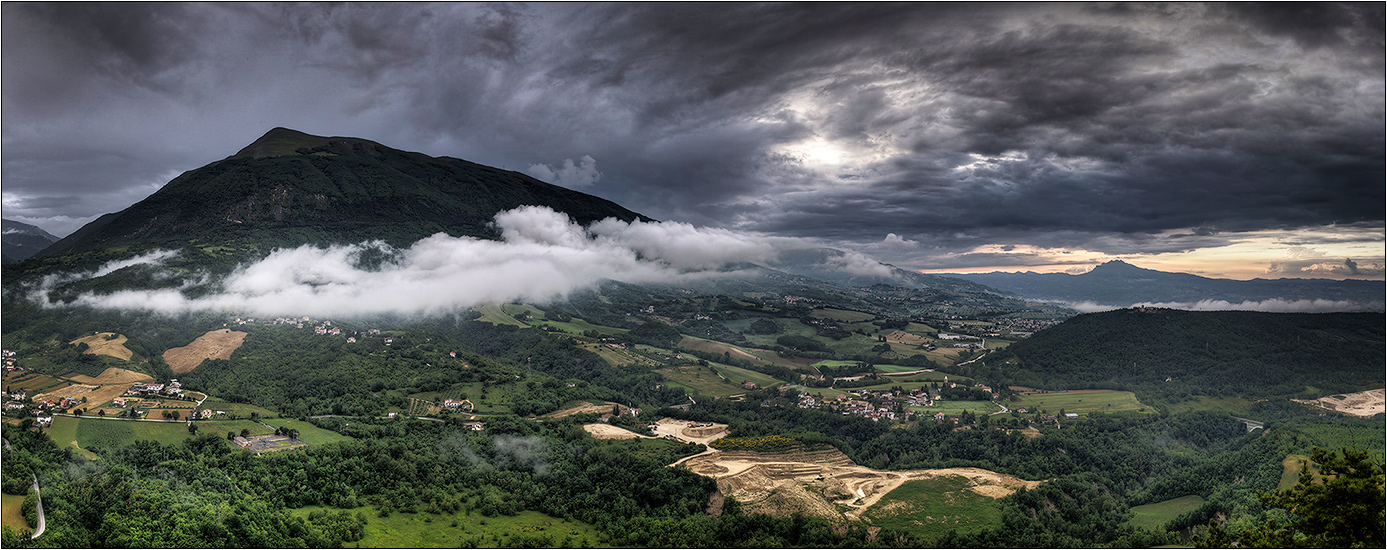 фото "Вид с крепости Civitella del Tronto" метки: путешествия, пейзаж, 