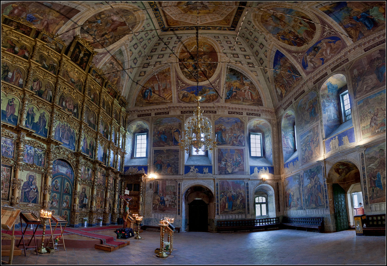 photo "Uglich, Transfiguration Cathedral, 1713" tags: architecture, interior, panoramic, 